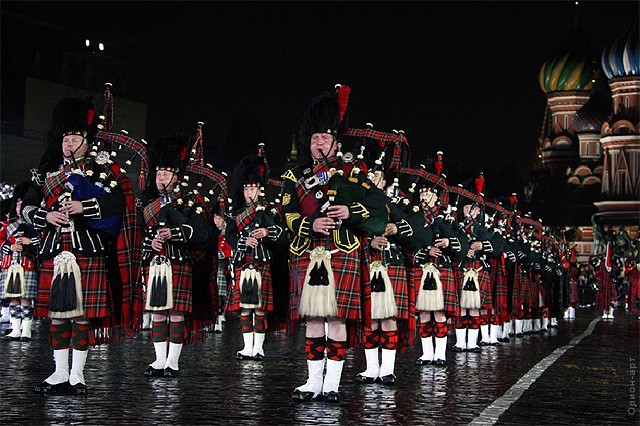 Шотландцы на Красной площади